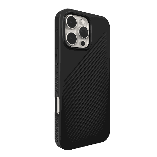 Apple iPhone 16 Pro Max ZAGG Luxe Snap MagSafe silikonový zadní kryt (Černá)