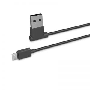 Hoco UPM10 microUSB kabel (L ve tvaru), 1,2m, černá