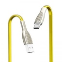 Hoco U52 type-C kábel, cink ötvözet, PVC, 1,2m, 2,4A, arany