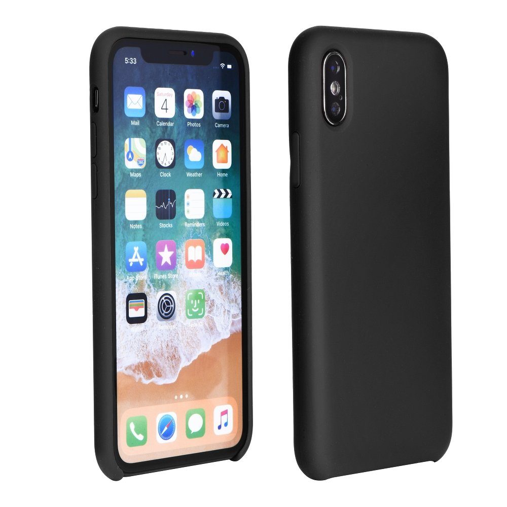 Huawei P20 silicone hátlap tok (Fekete)