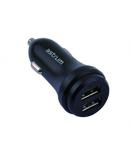 Astrum CC300 autní nabíječka (2xUSB port), QC 3.0, černá