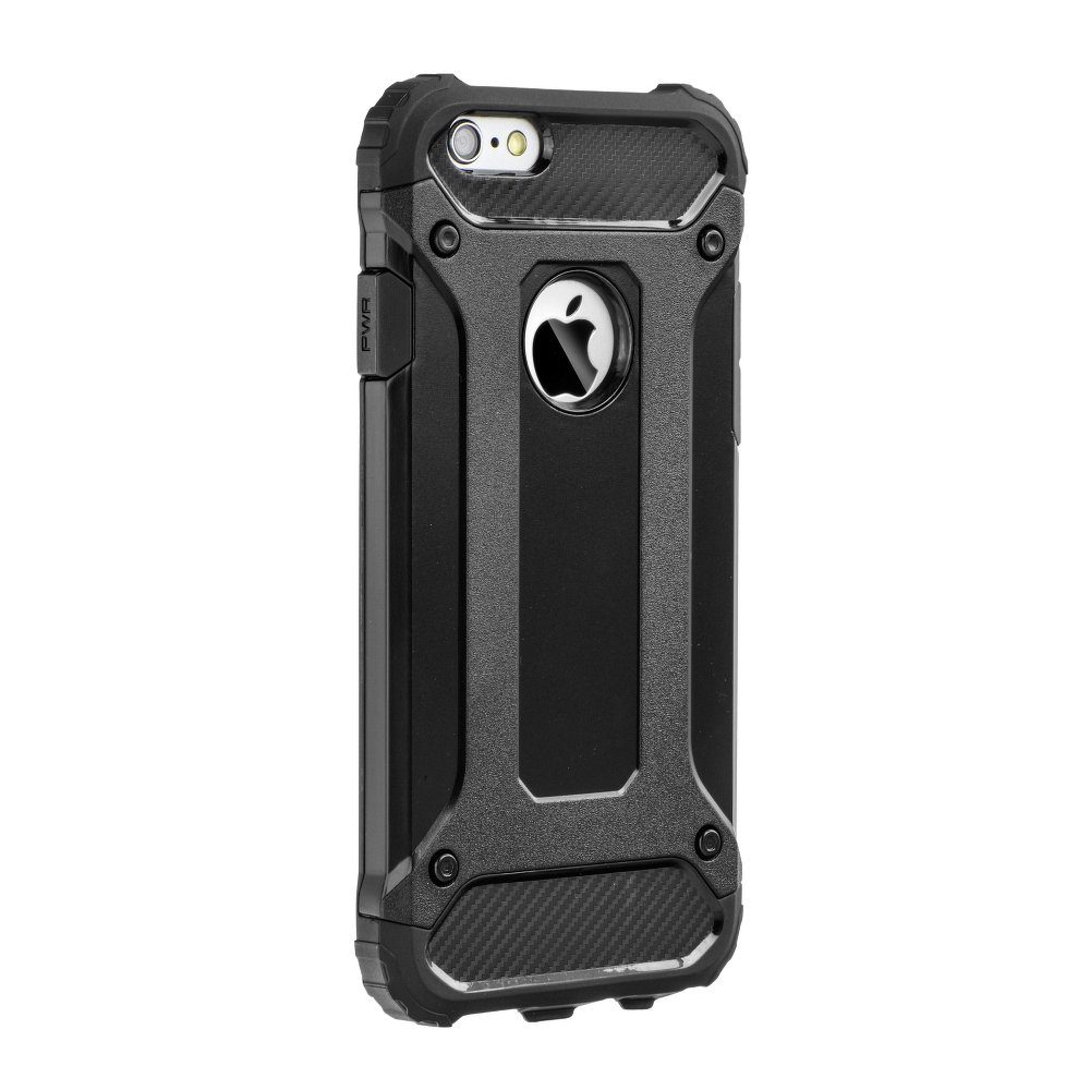 Apple iPhone 7 / iPhone 8 / iPhone SE 2020 / iPhone SE 2022 armor ütésálló hátlap tok (Fekete)