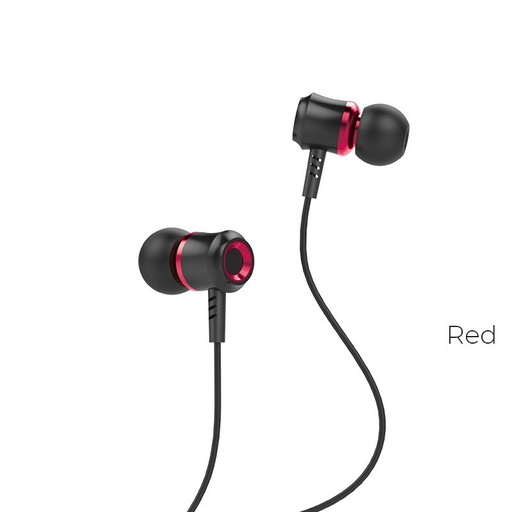 Hoco M46 headset (jack 3,5mm) s mikrofonem, červená