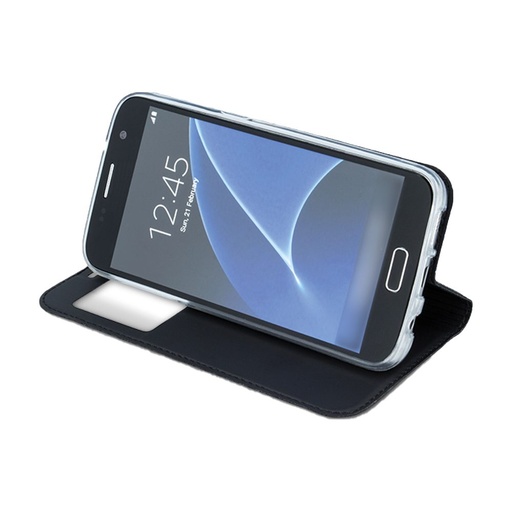 Huawei P30 Lite smart look magnetický knížkové pouzdro, (Černá)