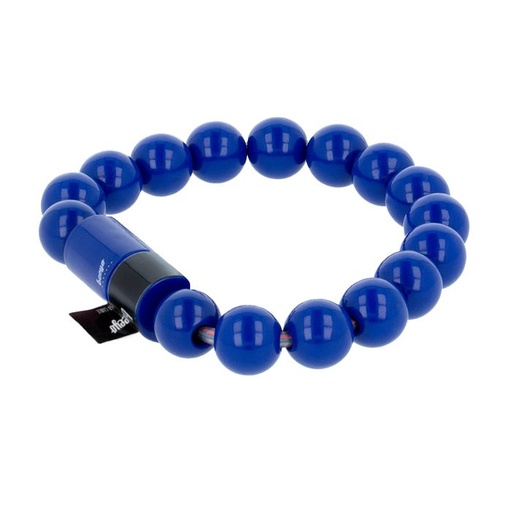 Beeyo náramek microUSB kabel, azurová