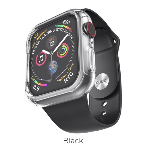 Hoco Apple Watch Series1/2/3/4/5(42/44mm) WB09 Ice crystal TPU řemínek, Černá
