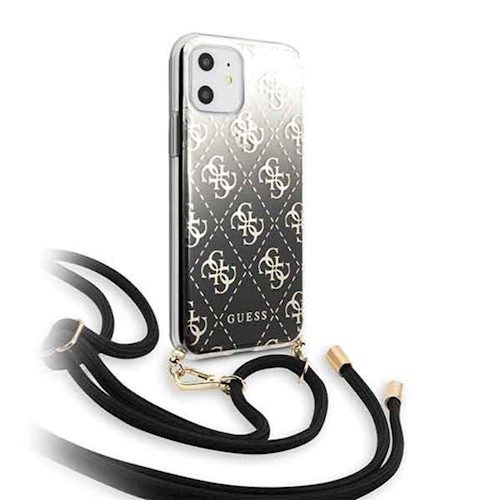 Apple iPhone 11 Guess 4G Electroplated Gradient pouzdro (Černá) - GUHCN61WO4GBK