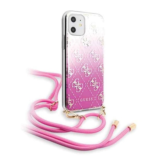 Apple iPhone 11 Guess 4G Electroplated Gradient pouzdro (Růžová) - GUHCN61WO4GPI