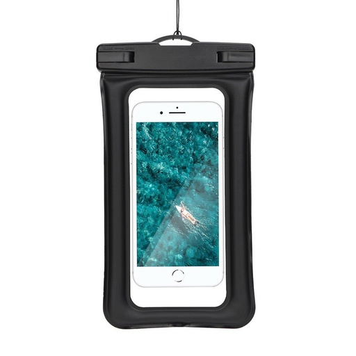 Univerzální velikost 70x160mm AIRBAG plast se zámkem vodotěsný pouzdro (Černá)