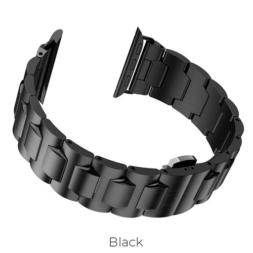 Hoco Apple Watch Series1/2/3/4/5 WB03 Grand steel strap(40mm), černá