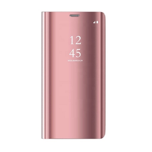 Xiaomi Redmi Note 9 Pro / Redmi Note 9S / Redmi Note 9 Pro Max Průhledný view knížkové pouzdro (Růžová)
