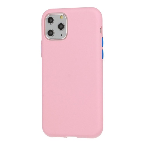 Apple iPhone 11 solid silikonový zadní kryt (Růžová)