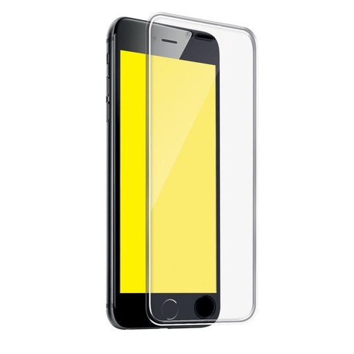 Apple iPhone 6/7/8 guma s rámečkem celý lepicí tvrzené sklo, průhledný