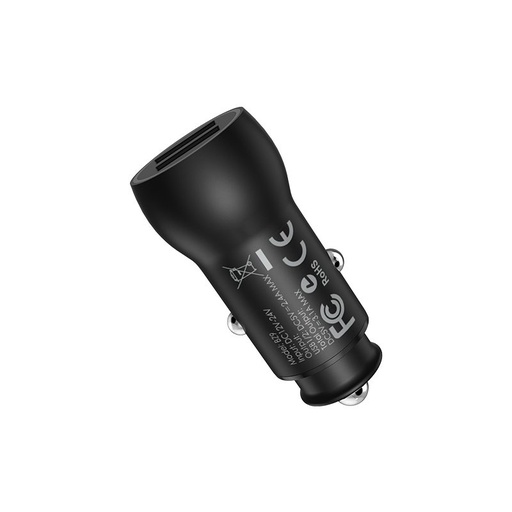 Borofone BZ9 autní nabíječka (2xUSB port), 5V 3,1A, černá