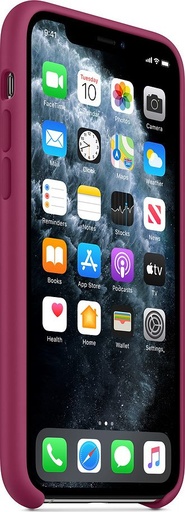 Apple iPhone 11 Pro (5,8") silicone tovární zadní kryt, granátové jablko - MXM62ZM/A