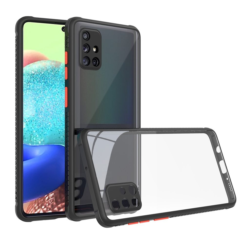 Samsung Galaxy A21s Defender hybrid ütésálló hátlap tok (Fekete)