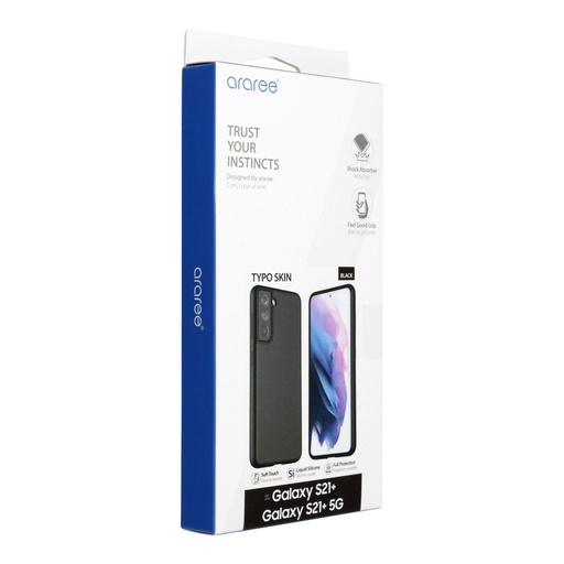 Samsung Galaxy S21+ ARAREE Typoskin prémiový zadní kryt, (Černá)