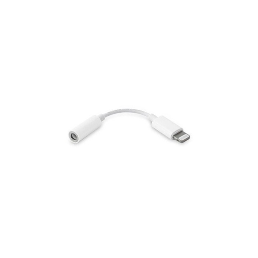 Apple Lightning - 3,5 mm Jack adaptér (Bílá)