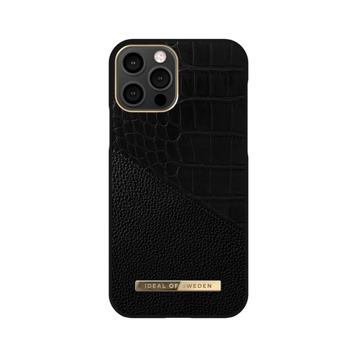 Apple iPhone 12 Pro Max iDeal Nightfall croco prémiový zadní kryt, nightfall croco