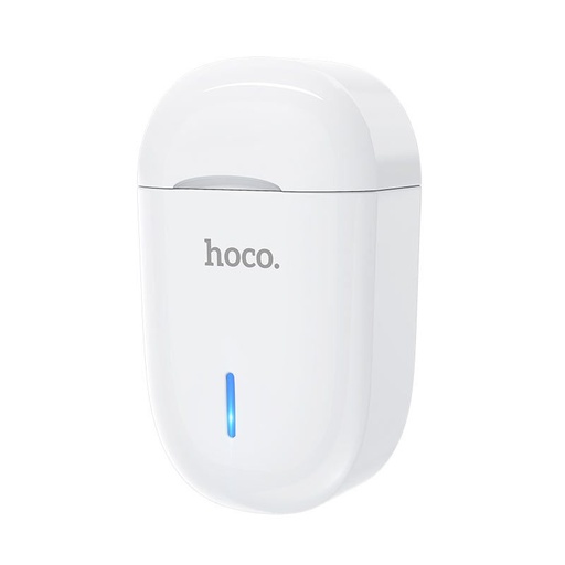 Hoco E55 bluetooth headset, BT V5.0, bílá