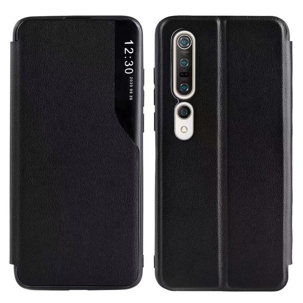 Samsung Galaxy A02s Smart view TPU notesz tok (Fekete)