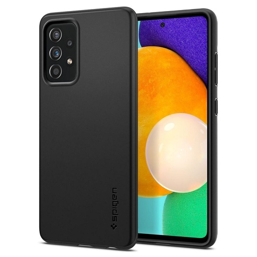 Samsung Galaxy A52 / A52 5G / A52s 5G Spigen thin fit prémiový zadní kryt (Černá)