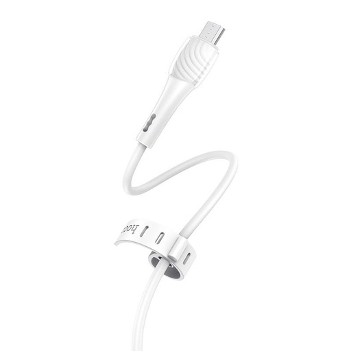 Hoco X49 microUSB kabel, 2.4A, 1M, bílá