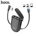 Hoco S50 3in1 kábel (microUSB + type-C + lightning), mágneses, fekete