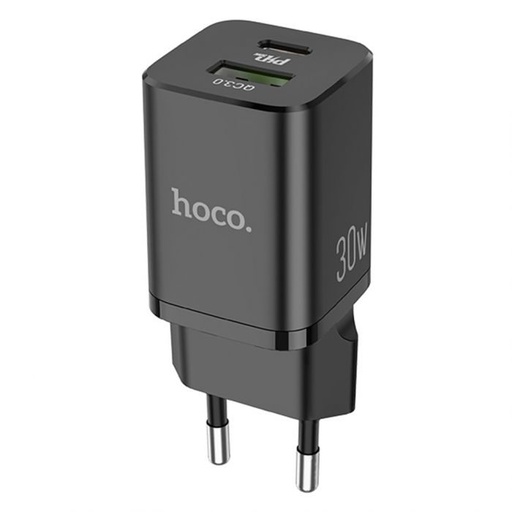 Hoco N13 síťový rychlonabíjecí (QC, PD), PD 30W + QC 3.0, černá