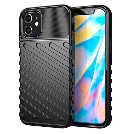 Apple iPhone 13 thunder zadní kryt (Černá)