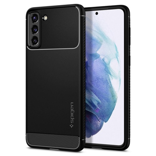 Samsung Galaxy S21 Plus Spigen Rugged armor odolný proti nárazu pouzdro (Černá)