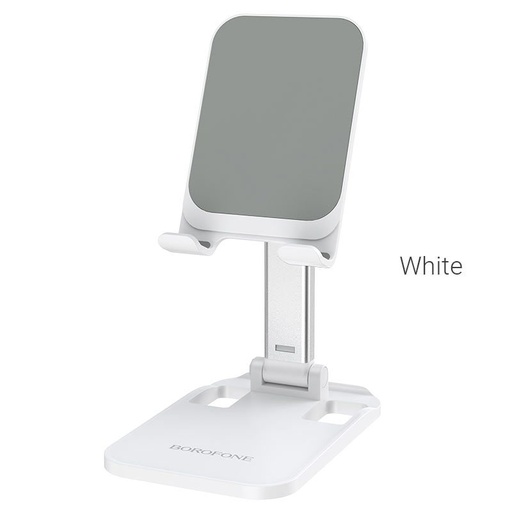 Borofone BH27 stolní telefonní a držák na tablet stojan, 4.7"-7", bílá
