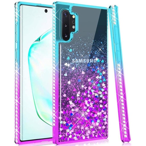 Apple iPhone 12/12 Pro diamond liquid zadní kryt (fialovo-modrá)