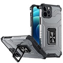 Samsung Galaxy A52 4G/A52 5G/A52s 5G bumper mágneses ütésálló hátlap tok (Fekete)