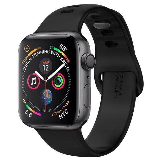 Apple Watch 6 40mm Spigen Air fit řemínek, černá