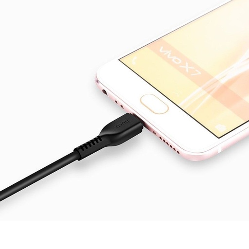 Hoco X20 microUSB kabel, 2A, 1m, černá