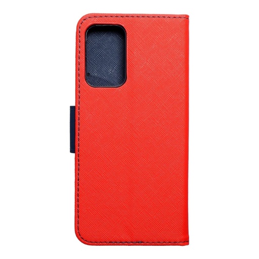 Samsung Galaxy A52 / A52 5G / A52s 5G Fancy book knížkové pouzdro, červená - modrá