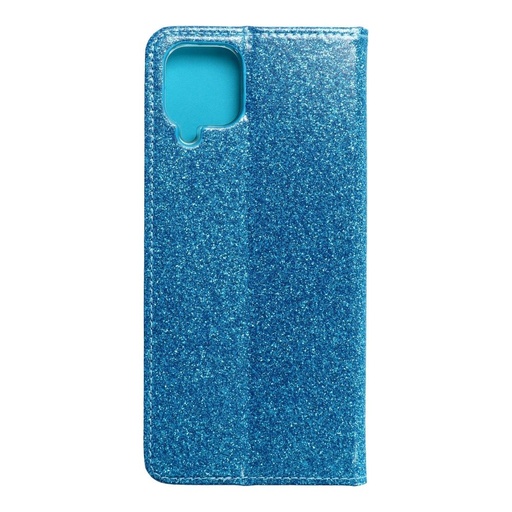 Samsung Galaxy A12 Forcell Shining knížkové pouzdro, (Světle modrá)