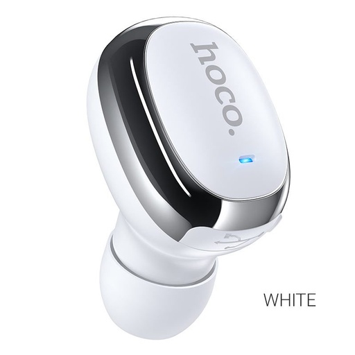 Hoco E54 bluetooth headset, BT V5.0, bílá