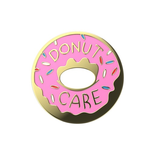 Enamel Donut pop socket, růžová
