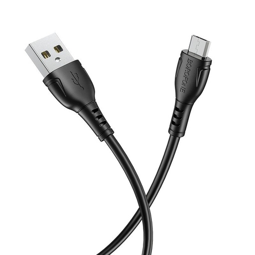 Borofone BX51 microUSB kabel, 1M, 3A, černá