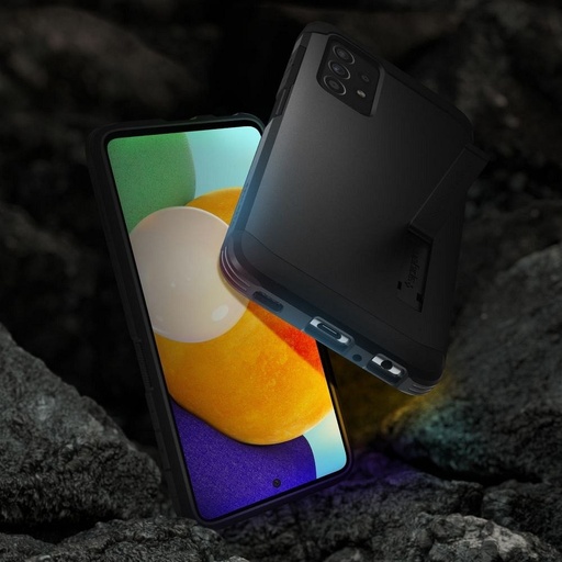 Samsung Galaxy A52 / A52 5G / A52s 5G Spigen tough armor odolný proti nárazu zadní kryt, černá