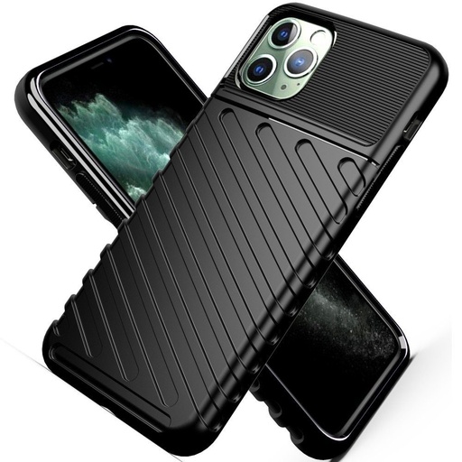 Apple iPhone 11 thunder zadní kryt (Černá)