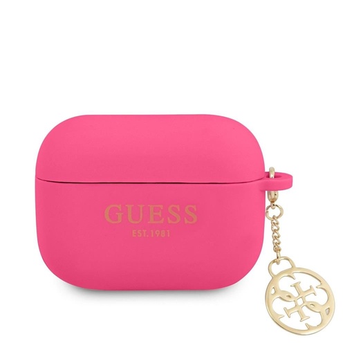 AirPods Pro Guess 4G Charms pouzdro (Růžová) - GUAPLSC4EF