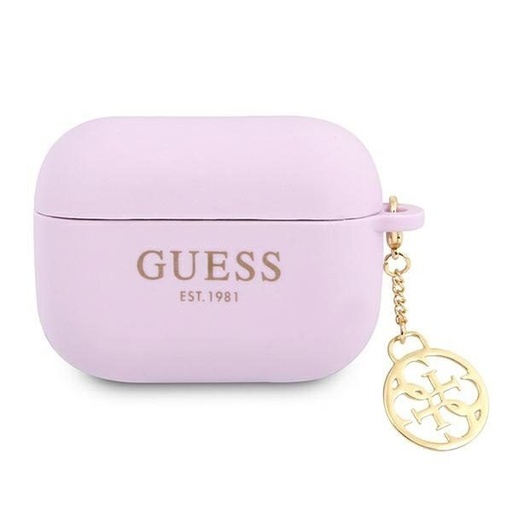 AirPods 3 Guess 4G Charms pouzdro (Fialová) - GUA3LSC4EU