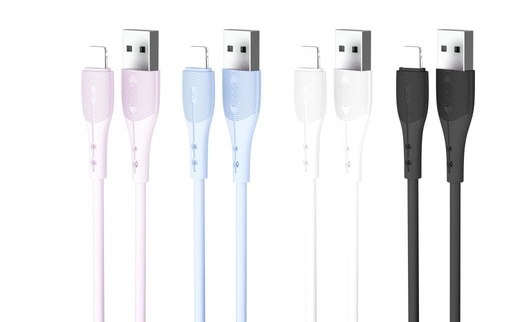 XO NB159 micro USB datový kabel (Modrá) – 1.2 m, 40W, 2A