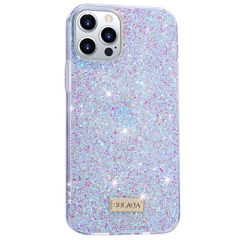Apple iPhone 12/12 Pro Sulada luminous glitter hátlap tok (Rózsaszín)