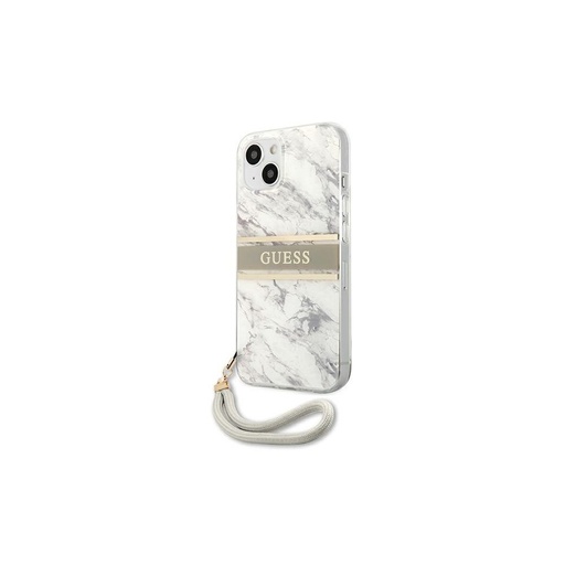 Apple iPhone 13 Guess TPU Marble Stripe pouzdro (Šedá) – GUHCP13MKMABGR