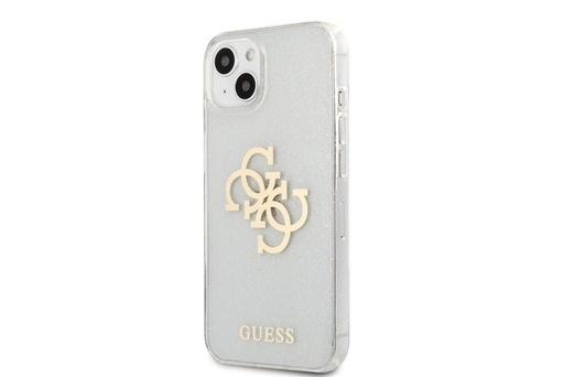 Apple iPhone 13 Guess TPU Big 4G Full Glitter pouzdro (Průhledný) – GUHCP13MPCUGL4GTR