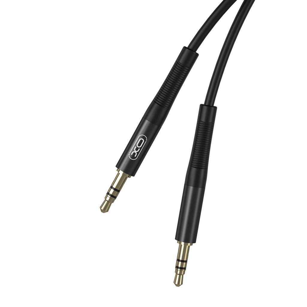 XO NB-R175B 3.5 mm–3.5 mm audio kábel (Fekete) – 2 m